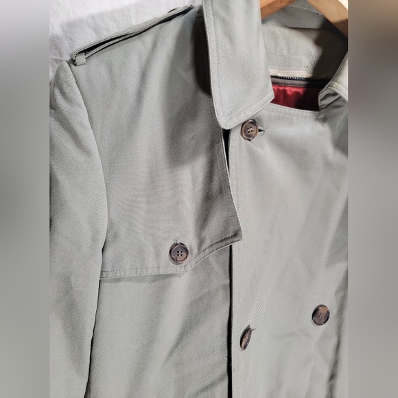 Vintage clipper mist londontown Corp 40 reg. Removable lining trench coat EUC - Picture 12 of 13